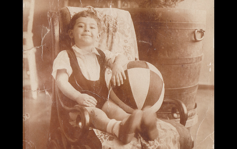 Nodar Gabunia, four years old