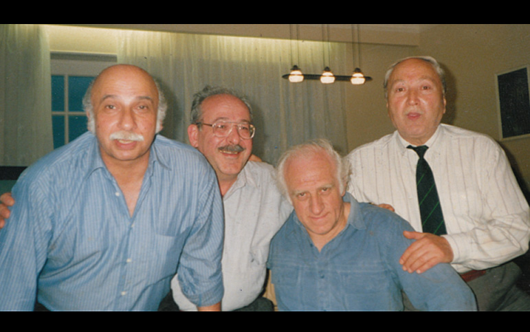 Lifetime friendship (Giya Kancheli, Nodar Gabunia, Jansug Kakhidze, Bidzina Kvernadze)