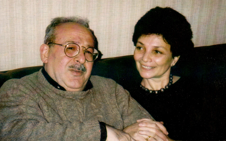 With his wife Zizi